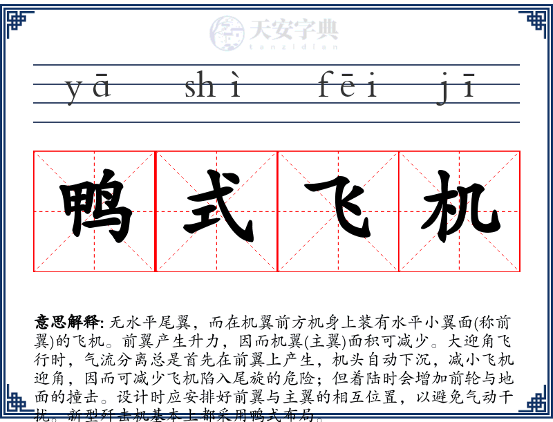 鸭式飞机