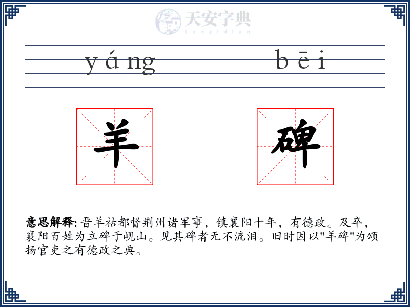 羊碑