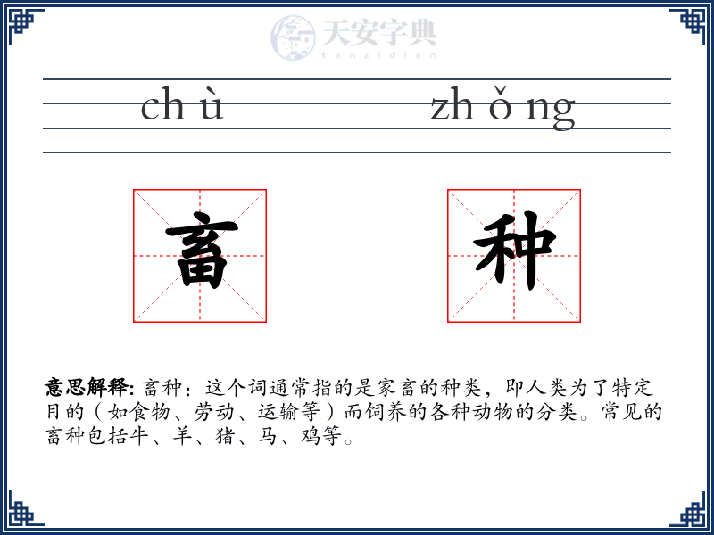 畜种