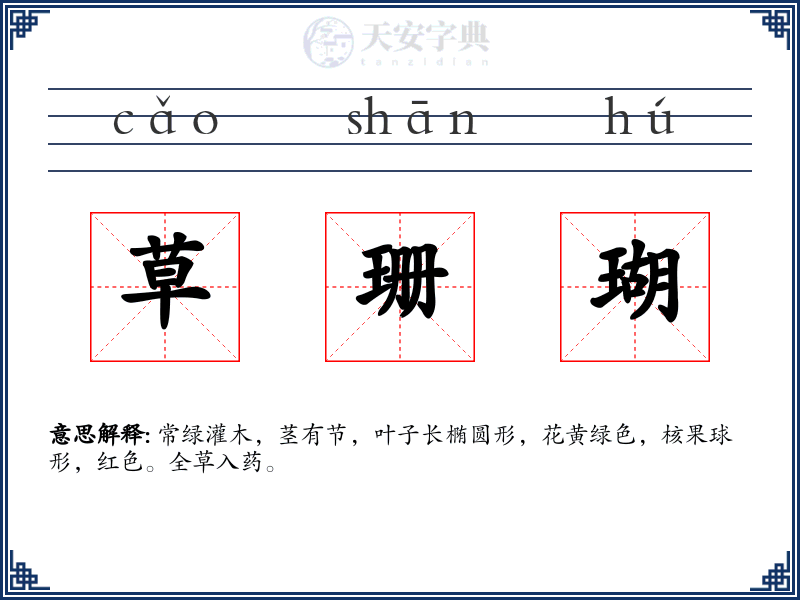 草珊瑚