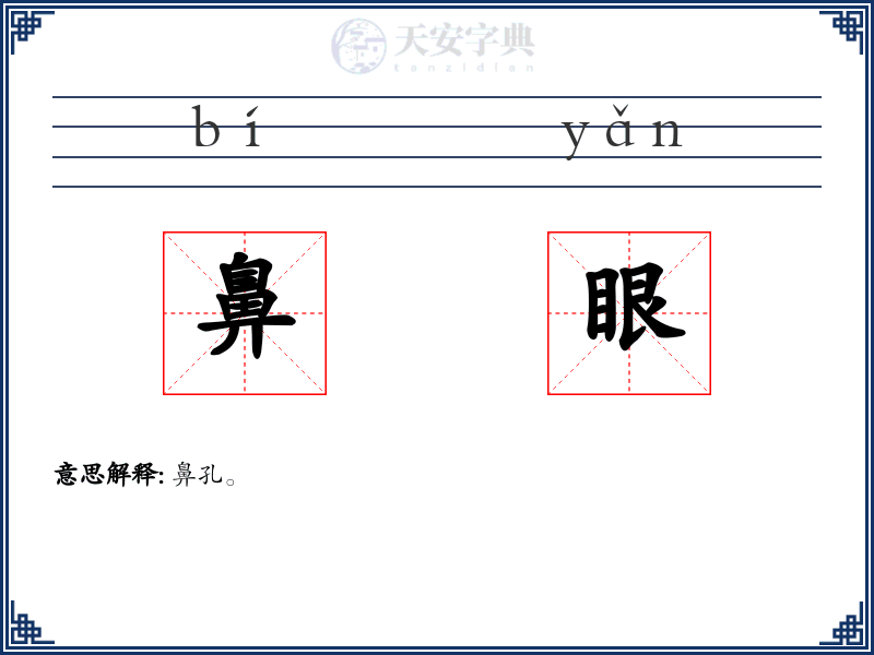 鼻眼
