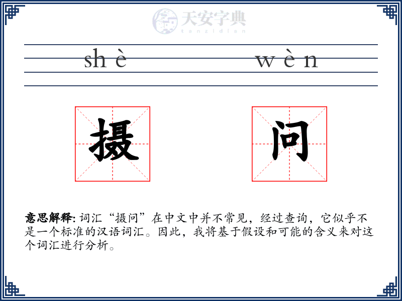摄问