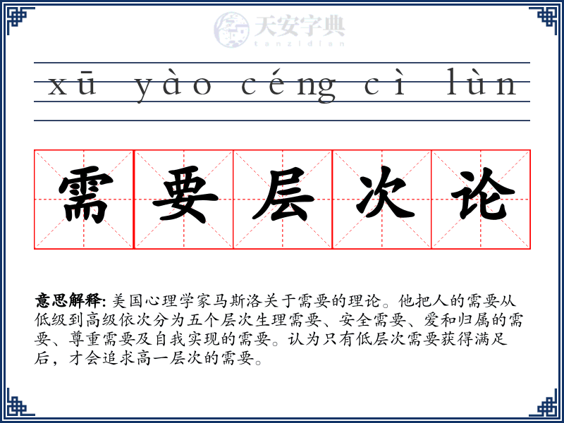 需要层次论