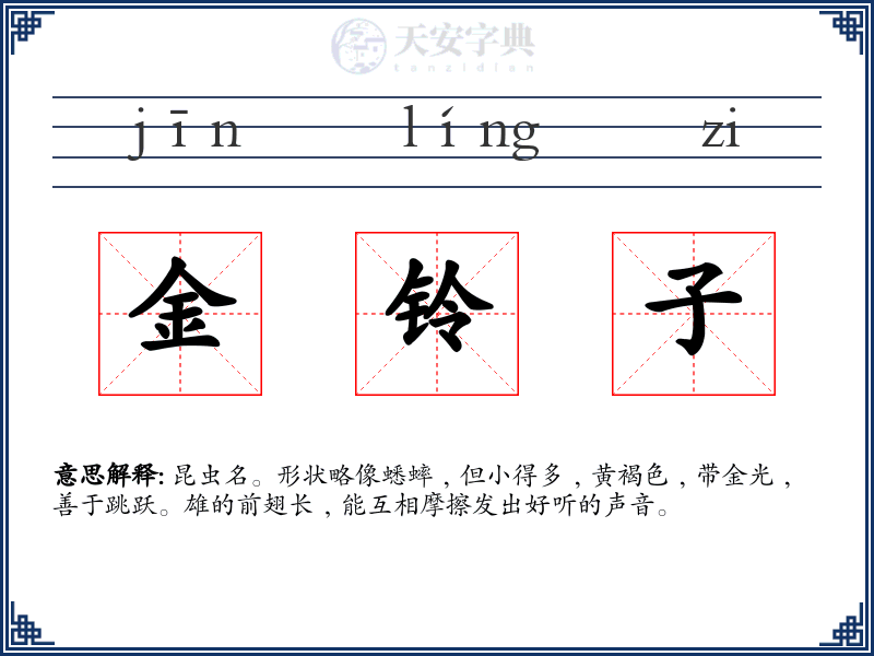 金铃子