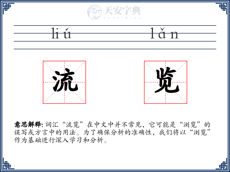 流览