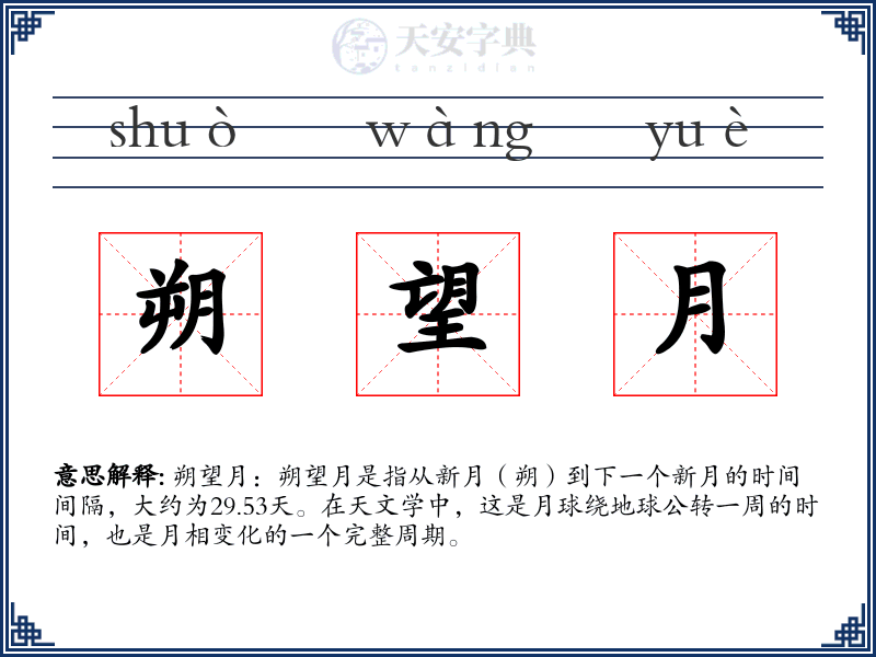 朔望月