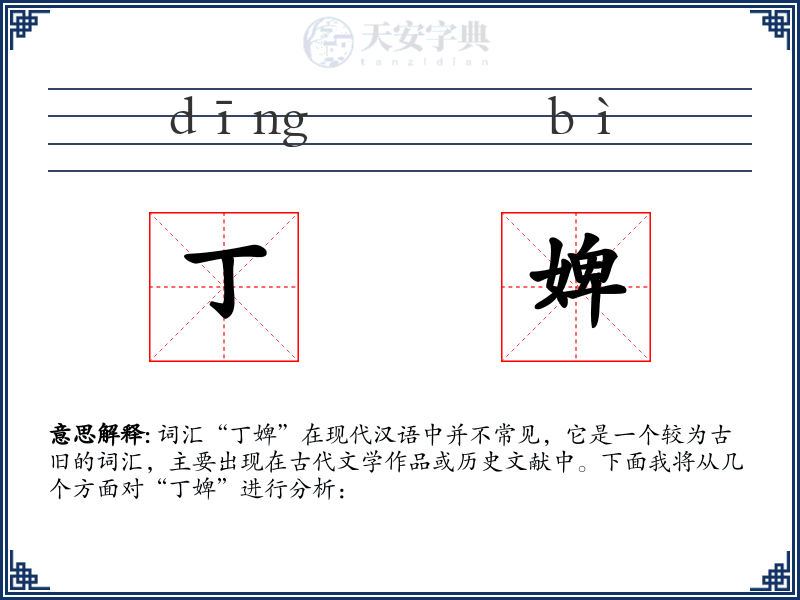 丁婢