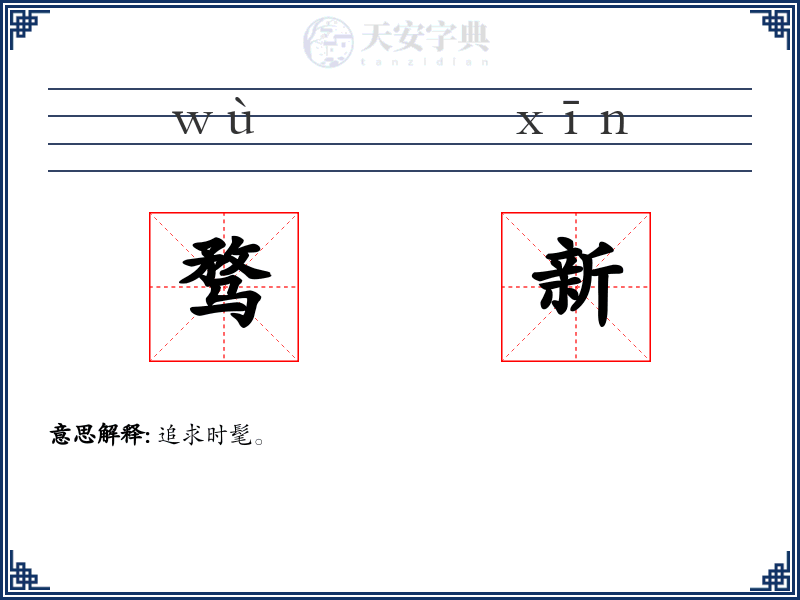 骛新