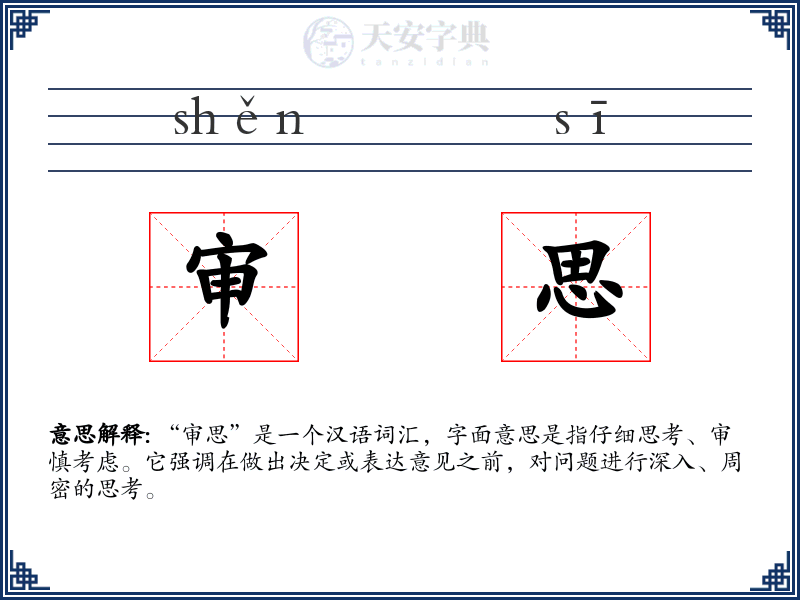 审思