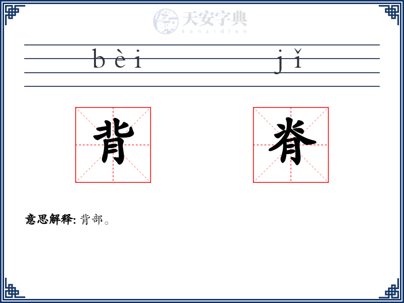 背脊
