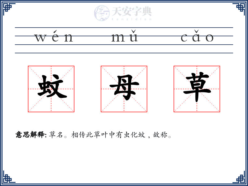 蚊母草