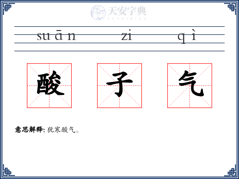 酸子气