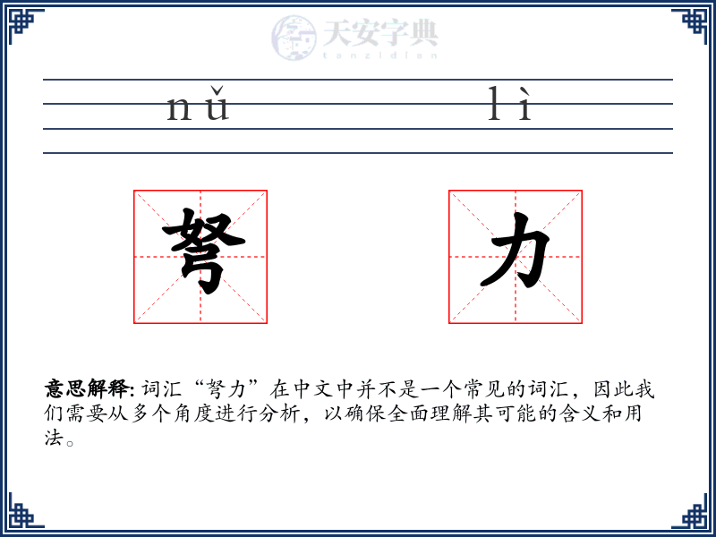 弩力