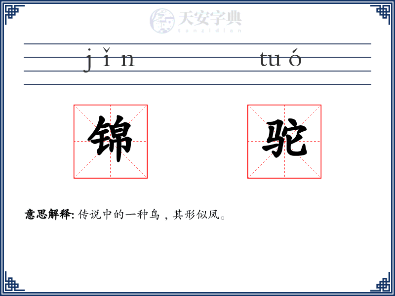 锦驼