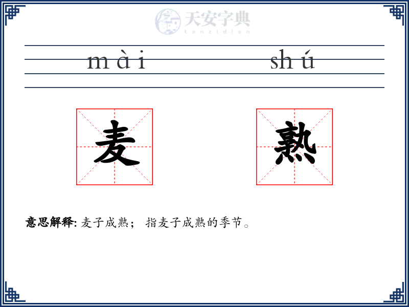 麦熟