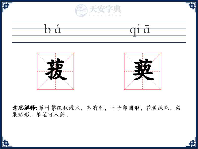 菝葜