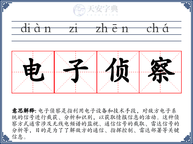 电子侦察