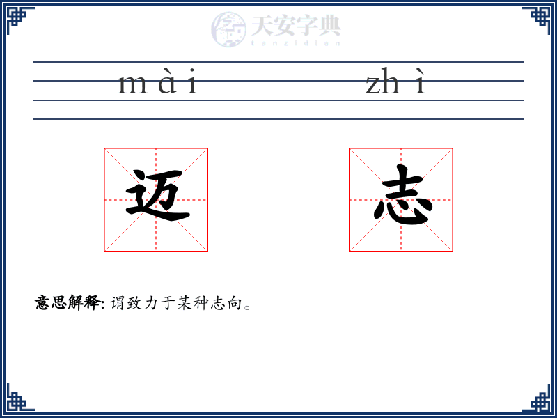 迈志