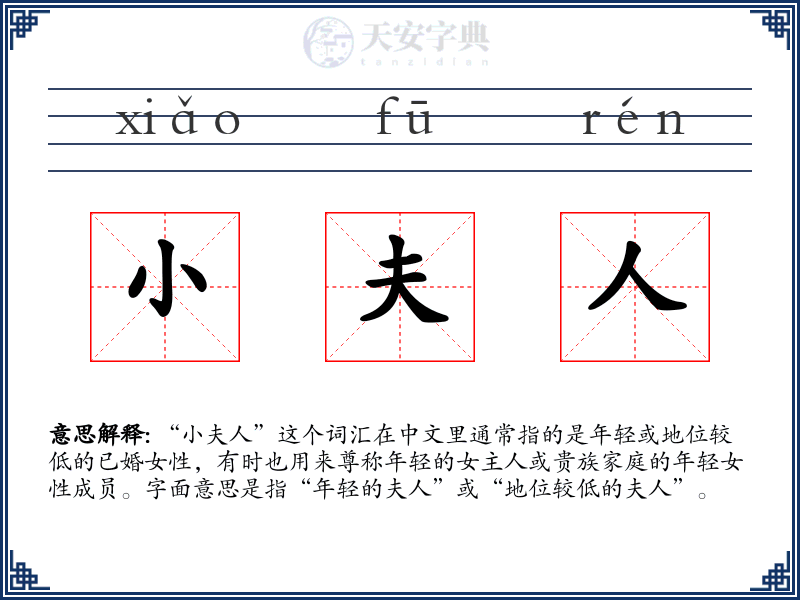 小夫人