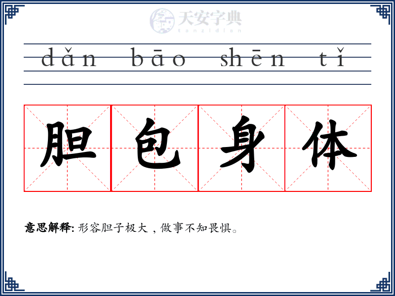 胆包身体