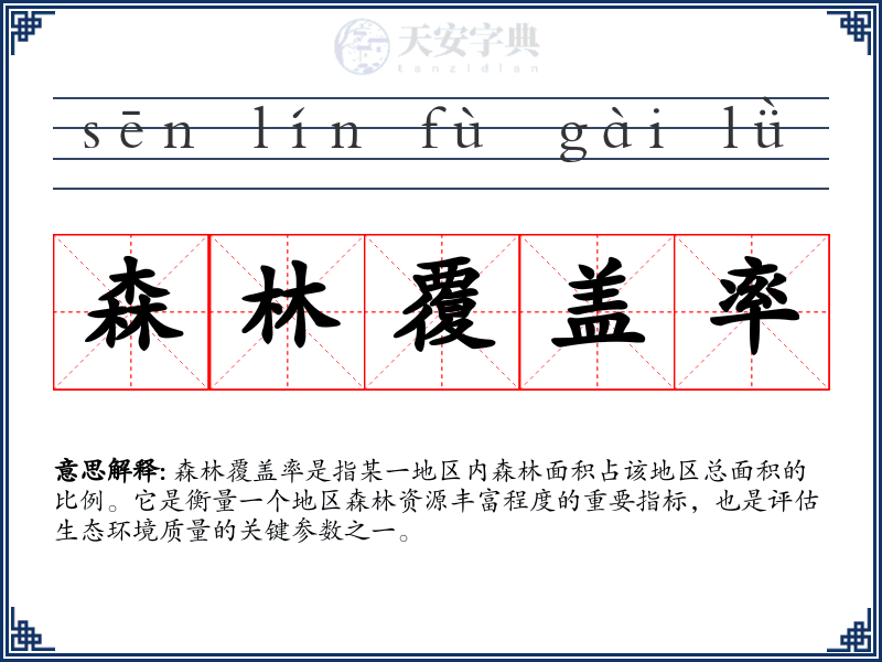 森林覆盖率