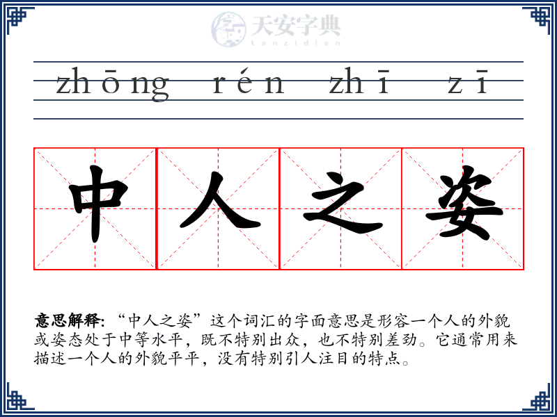 中人之姿