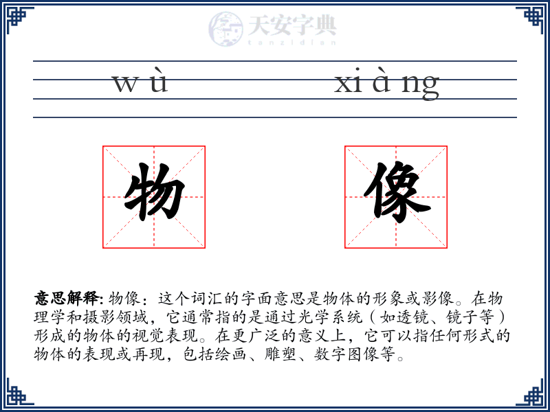 物像