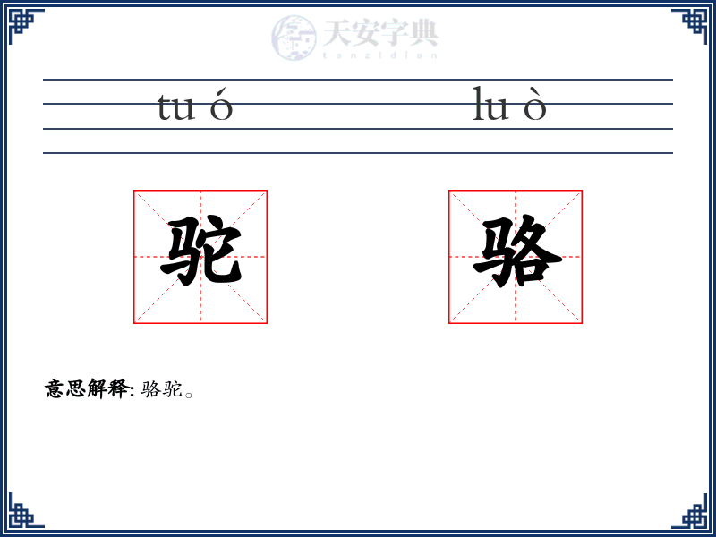 驼骆