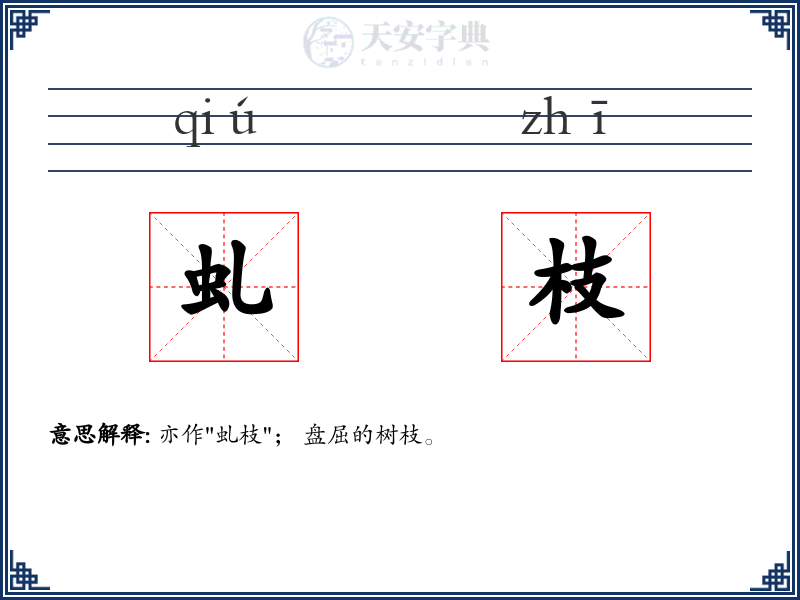 虬枝