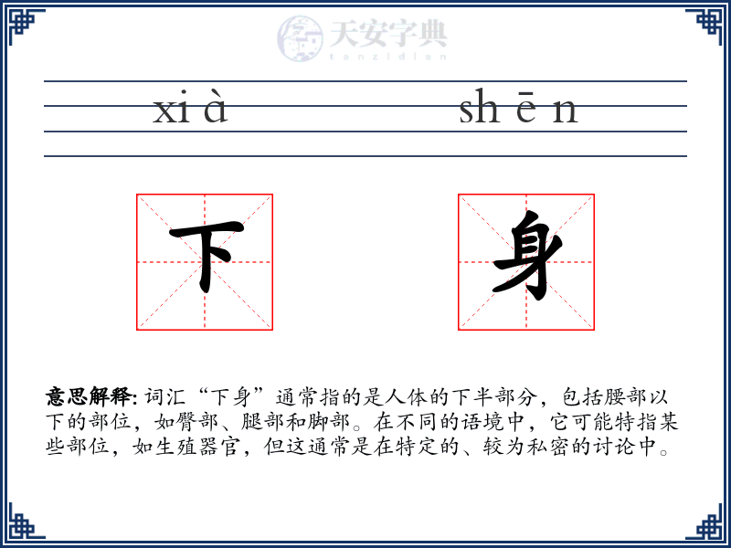 下身
