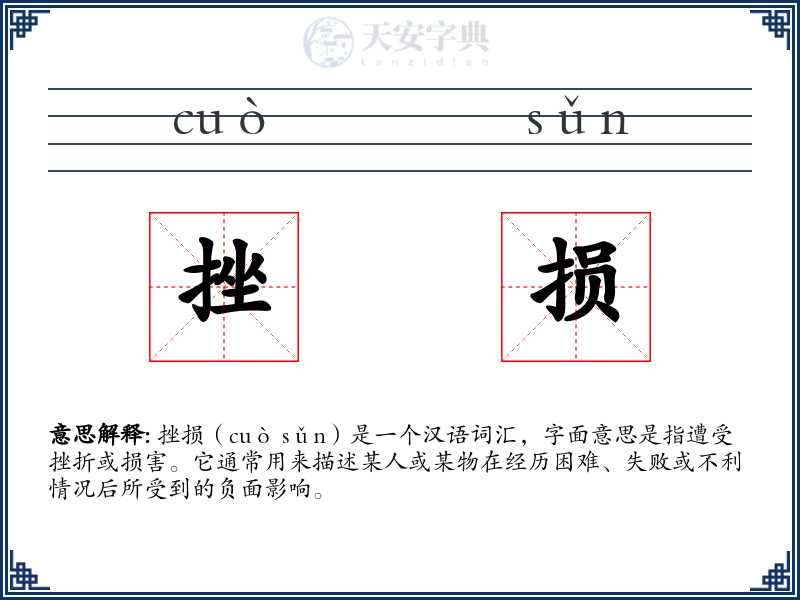 挫损