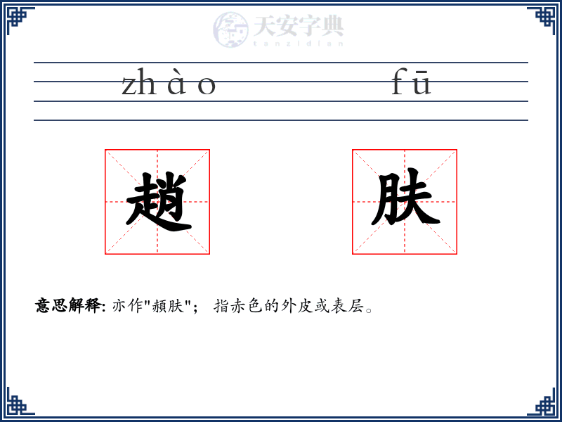 趙肤