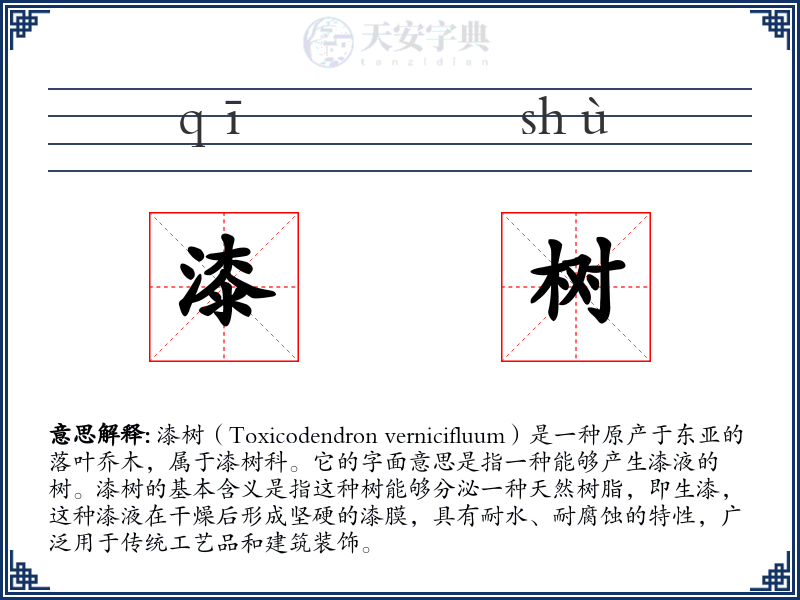 漆树