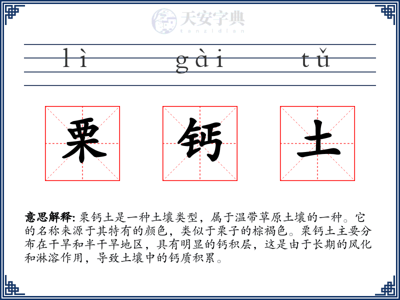 栗钙土