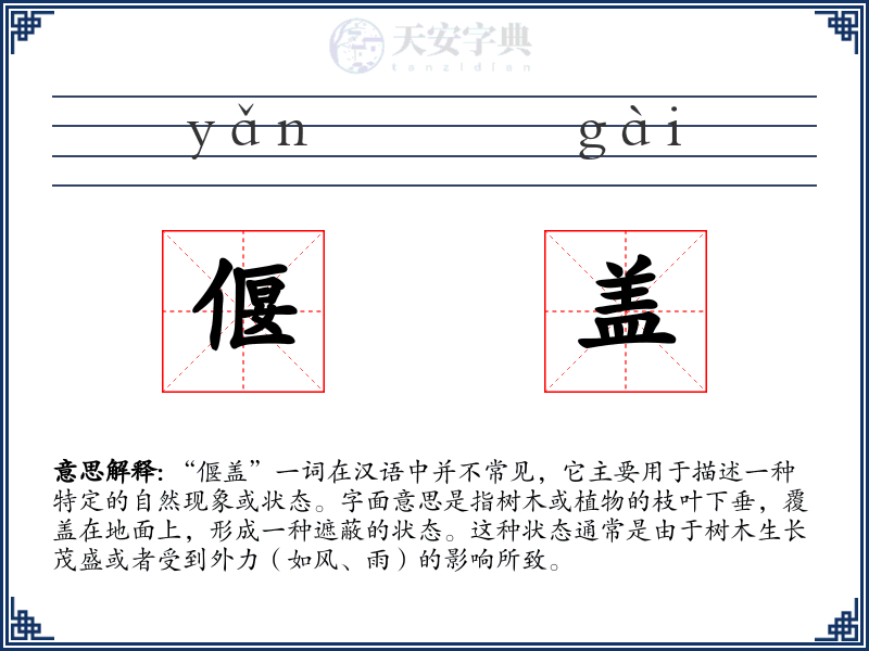 偃盖