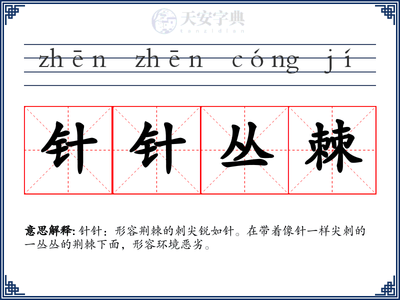 针针丛棘