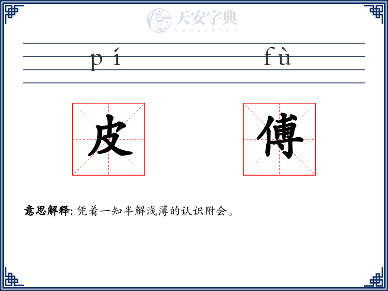 皮傅