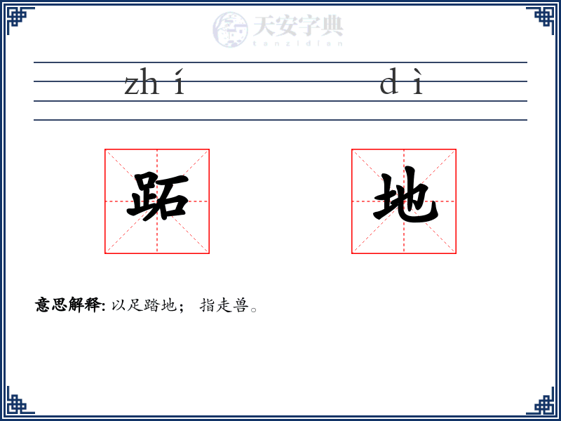 跖地