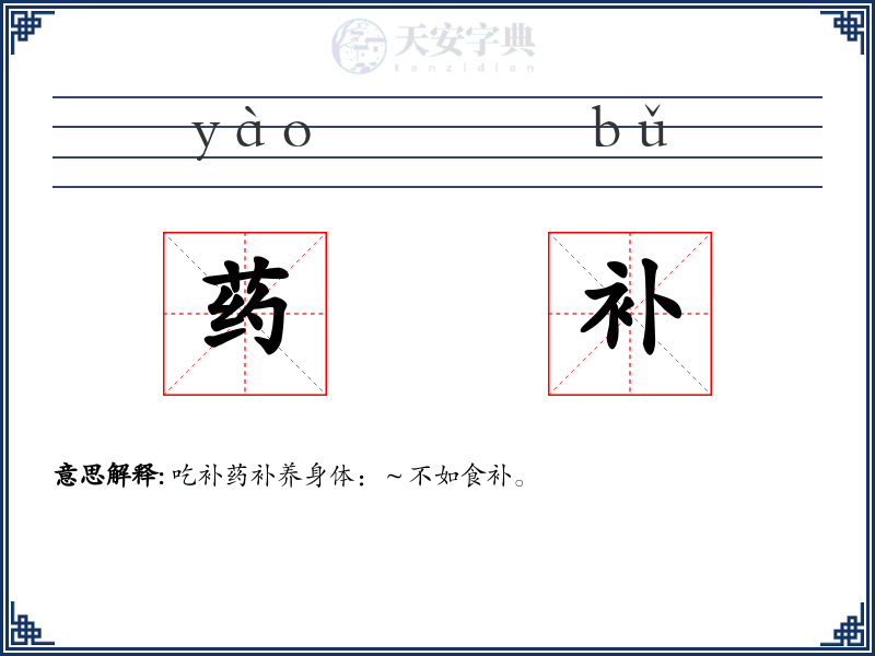 药补