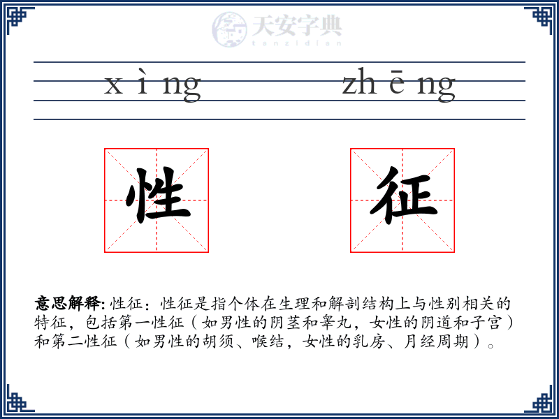 性征