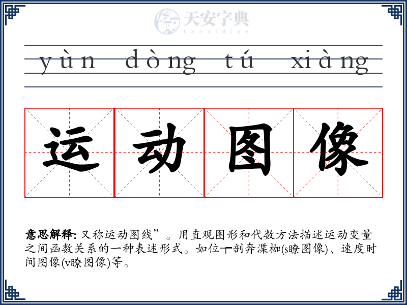 运动图像