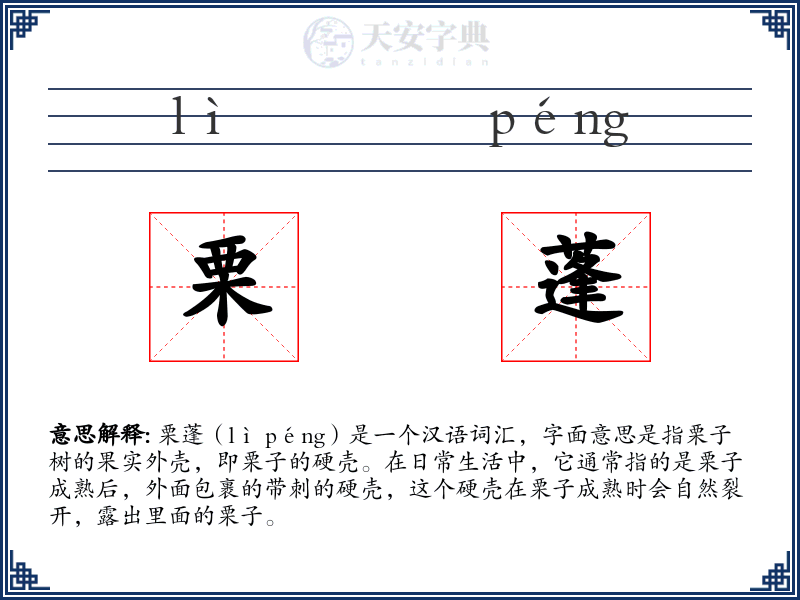栗蓬