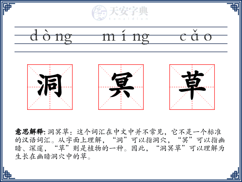 洞冥草