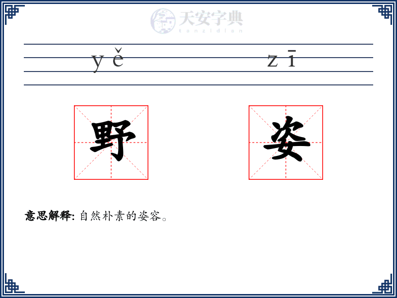 野姿