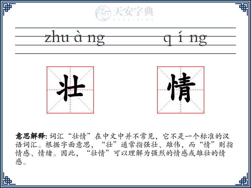 壮情