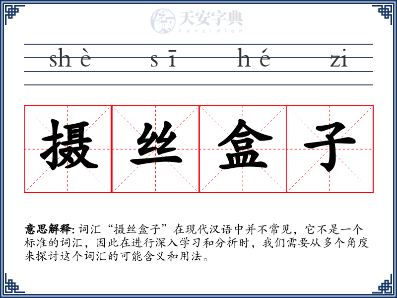 摄丝盒子
