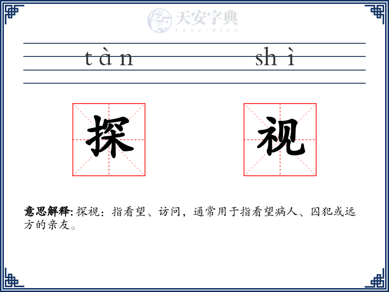 探视