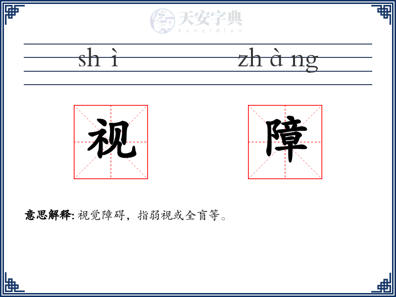 视障