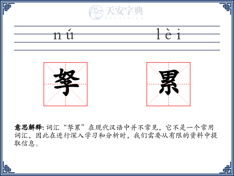 孥累