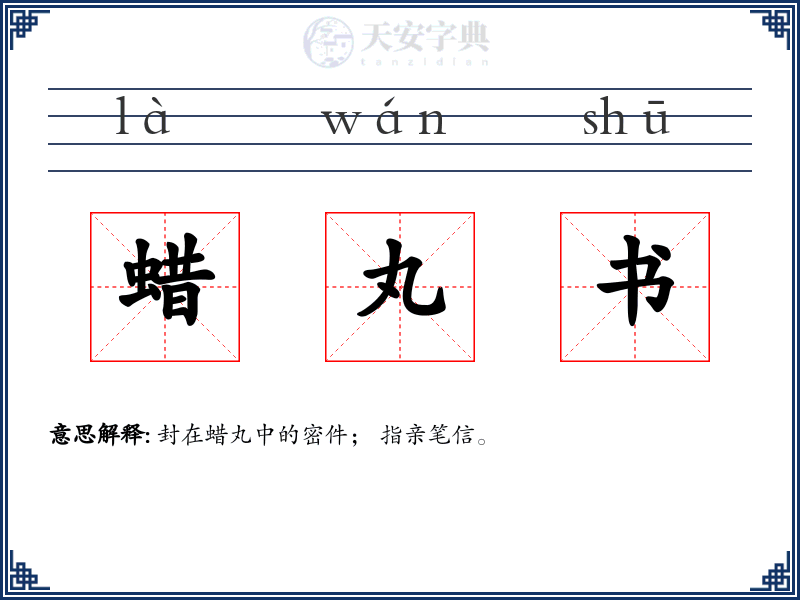 蜡丸书